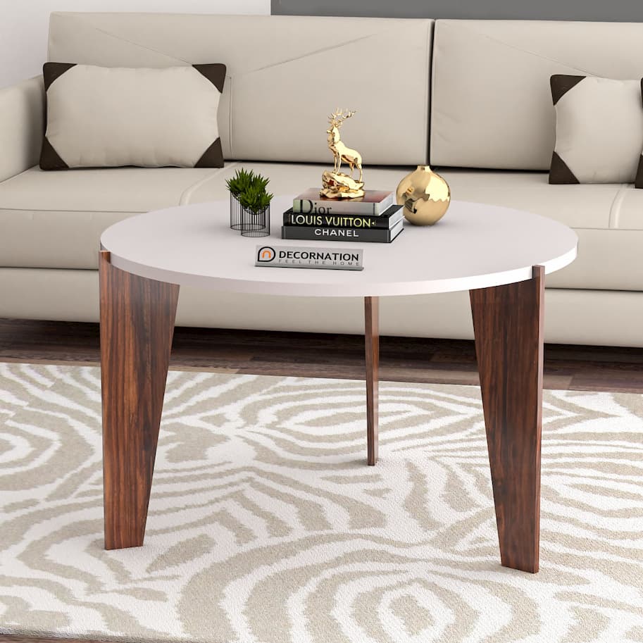 wooden coffee table white for living room