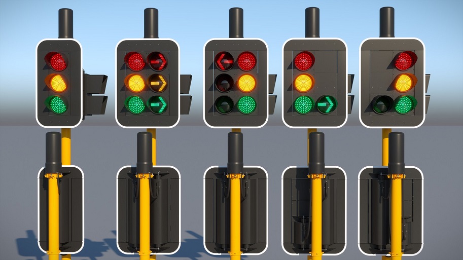 different types of traffic lights